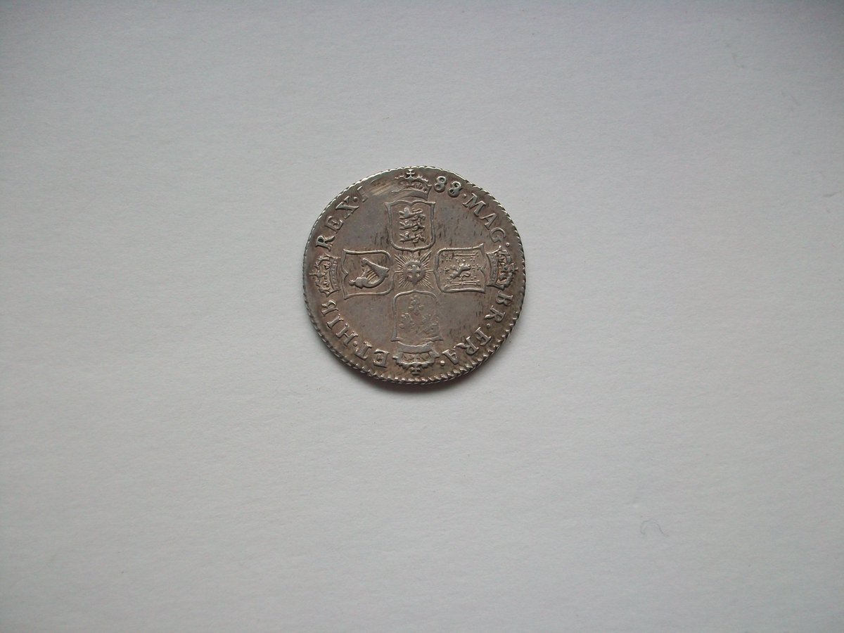 ringramcoins's tweet image. Shilling 1688/7 NEF slight reduction marks £1400 For more details bit.ly/2CEhu08 #loveshillings #lovecoins #lovexmas #lovelovelove