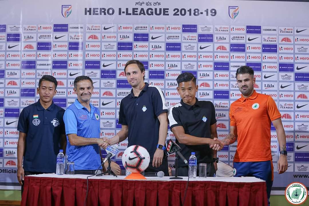 NerocaFC's tweet photo. Pre-match conference ahead of clash with the defending champion Minerva Academy Football & Cricket Club !! #NFCvMPFC https://t.co/g1t5P5PT1y