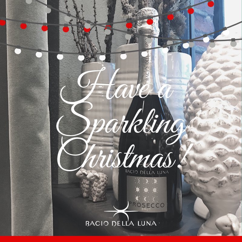 BaciodellaLuna's tweet photo. A very Merry Sparkling Christmas to all friends, colleagues and customers  from #BaciodellaLunaProsecco 🥂🍾 #Christmas2018 https://t.co/7YOuIU5Hsg