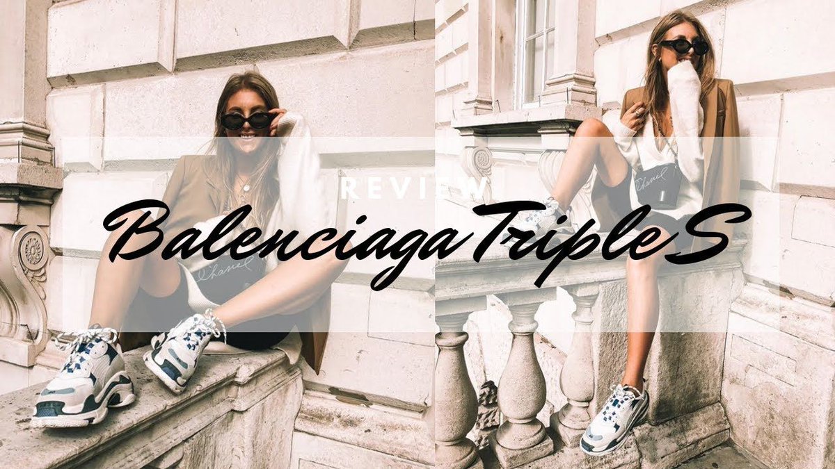 sineadxcrowe's tweet photo. The @BALENCIAGA triple s. Where to buy them, how to style them and what size to get . . https://t.co/7BwKQdMdXC @FemaleBloggerRT #balenciagatriples #triples #triplesreview #designerreview #balenciagatriplesreview https://t.co/Fl6thaY1GT