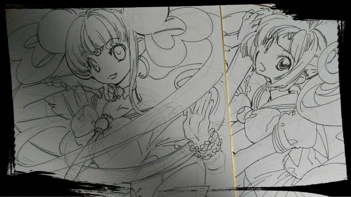もー1枚仕上げるのに3枚くらい描く、なんか気に入らないとなると棄てるしかない。ごめんさようなら。 