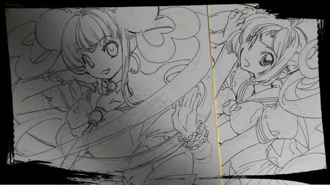 もー1枚仕上げるのに3枚くらい描く、なんか気に入らないとなると棄てるしかない。ごめんさようなら。 