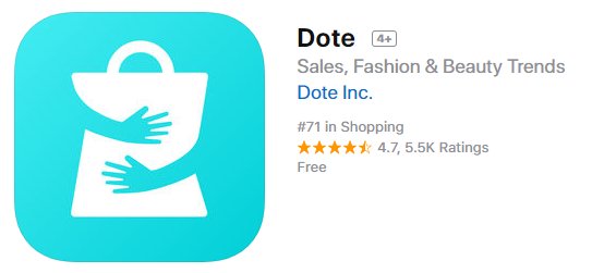 Master Of E Commerce On Twitter Join Dote An Awesome App To Buy Fashion Sign Up With Dote Coupon Code Lgtbz To Get 5 Off Your 1st Order Https T Co Goq262h3wx Onlineboutique Https T Co Snfe8ng9n5