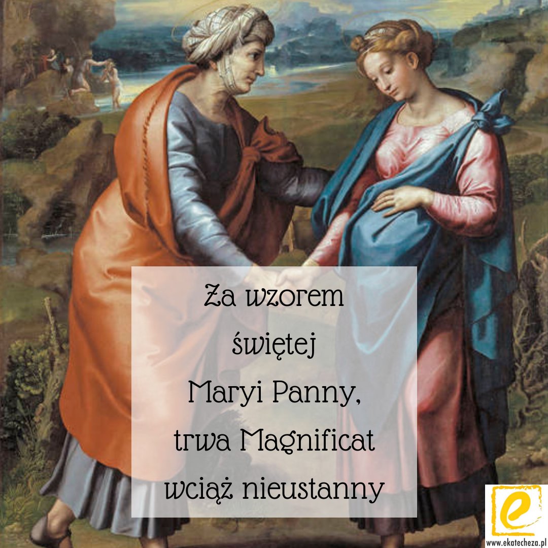 Ekatecheza's tweet photo. "Magnificat anima mea Dominum"(Wielbi dusza moja Pana)- dzisiaj w Ewangelii słyszymy tę przejmującą dziękczynną pieśń Maryi. Trwamy w radości oczekiwania na przyjście Pana - niech nasze serca będą oczyszczone i gotowe na ten Święty Czas. #Adwent2018 @EpiskopatNews @ArchKrakowska https://t.co/4SxYeQohIg