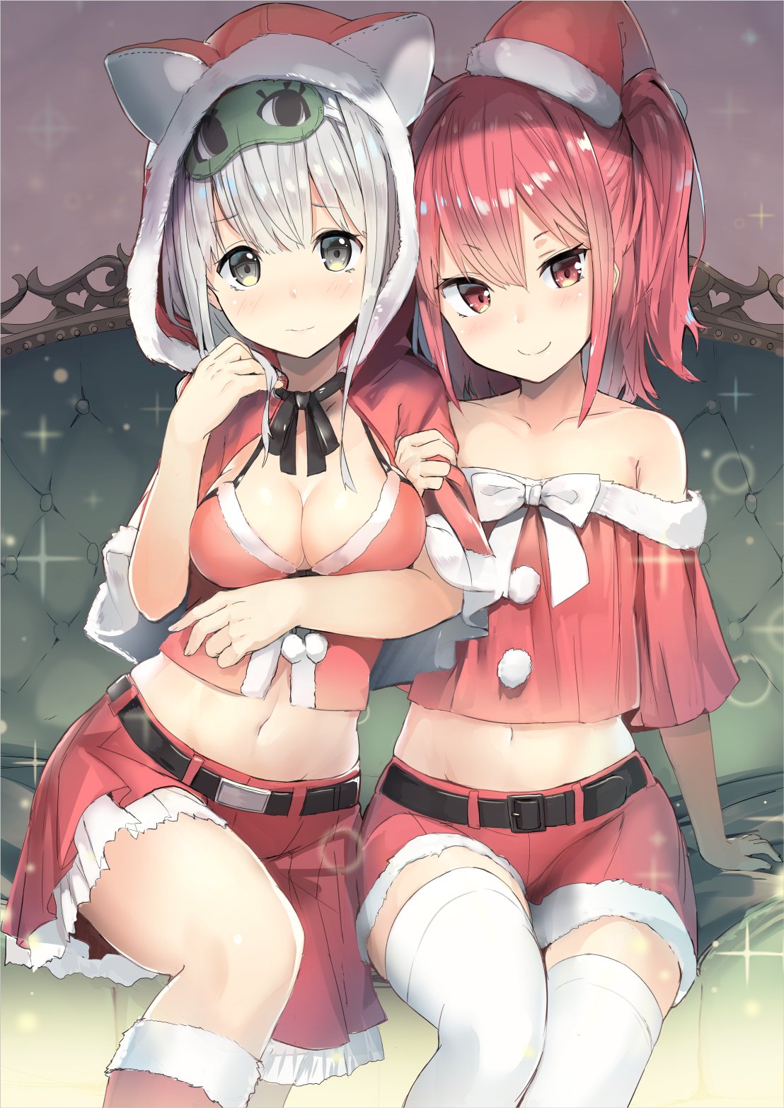 イセ川 On Twitter C95でgcノベルズさんのブースで販売される ガチャを回して仲間を増やす 最強の美少女軍団を作り上げろ のタペストリー描かせていただきました クリスマス仕様のエステルとノールです よろしくお願いします Https T Co Mmvefjxmly Https T