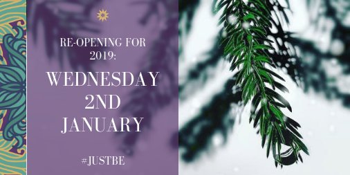 spadidah's tweet photo. The spa is closed next week so that our team can enjoy some well-earned #Christmas relaxation. We wish you a very happy Christmas and will open our doors to welcome 2019 on Wednesday January 2nd. #HappyChristmas #JustBe https://t.co/6iZWTjKcVz