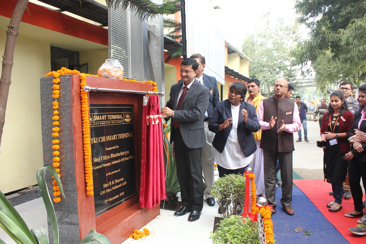 IOCL_Assam's tweet photo. Betkuchi Terminal has been declared 1st Smart Terminal under IOAOD SO with the latest state of the art facilities. The Betkuchi Smart Terminal was inaugurated by Sri Uttiya Bhattacharyya, CGM, IOAOD SO. This feature has increased safety, reliability &amp; customer satisfaction. https://t.co/dOwlhTIPz2