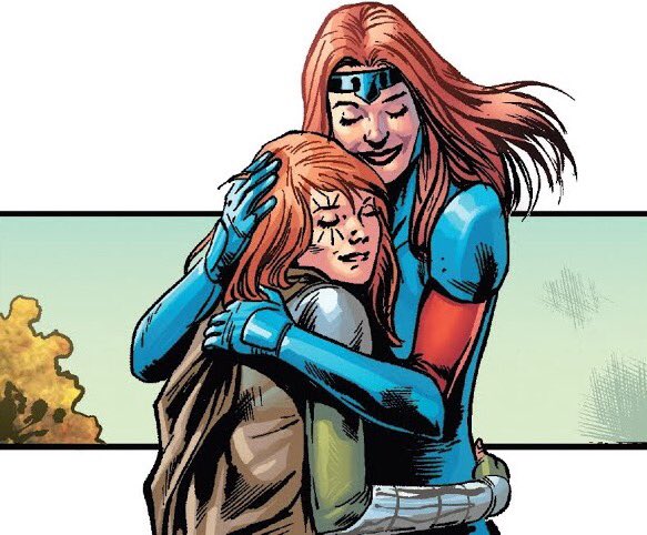 phoenixsource's tweet image. Jean Grey and Hope Summers in X-Men: The Exterminated