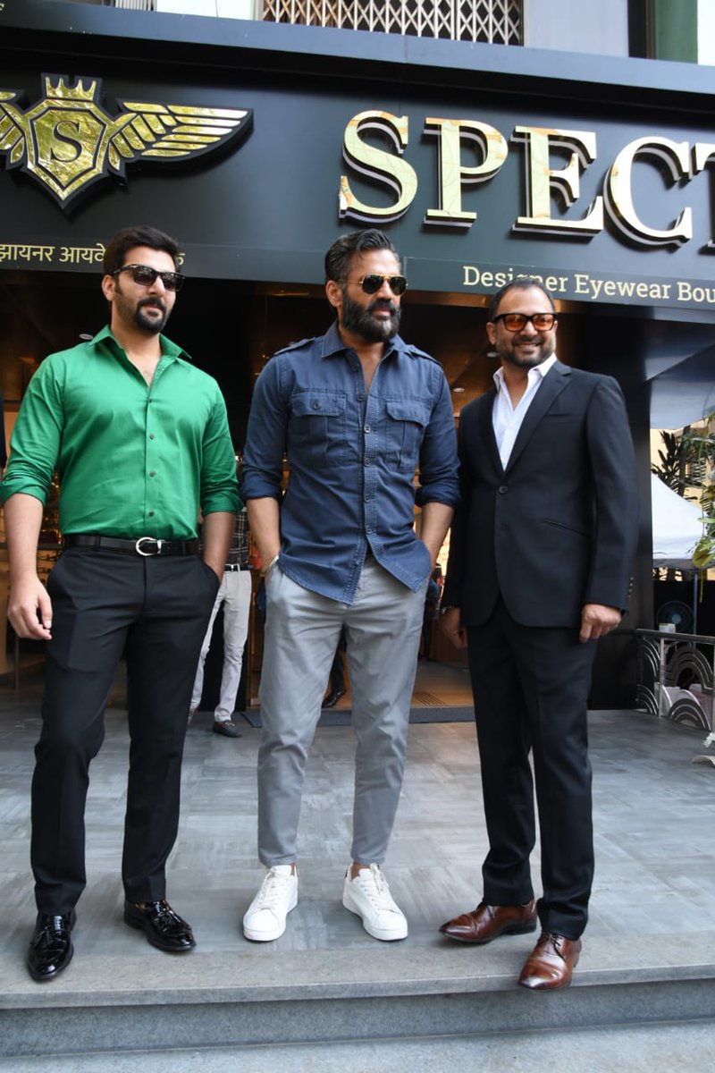 Finally SPECTA in Mumbai @spectalive and launched by  Bollywood actor @SunielVShetty #SpectaMumbai.