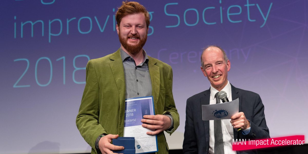 ImpactwithMAN's tweet photo. A proud moment for #Boxwise, one of our #startups who won the @EYAgraz (#EYA) this year 🏆 – a pan-European contest for young #entrepreneurs creating digital projects to improve the lives of people. Digital technologies are most powerful instruments to tackle social challenges! https://t.co/jaJ4MF5c7t