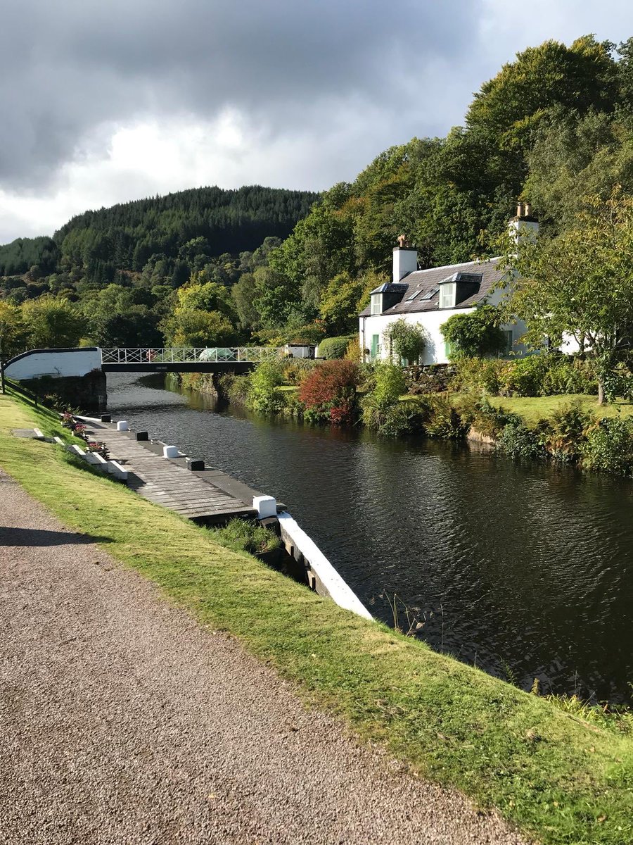 Happy memories of a lovely walk along the #crinancanal back in September. Longing to be back there. #scotland @VisitScotland