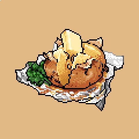 Dot Kitchen じゃがバター ドット絵 Pixelart T Co In04ilvs6q