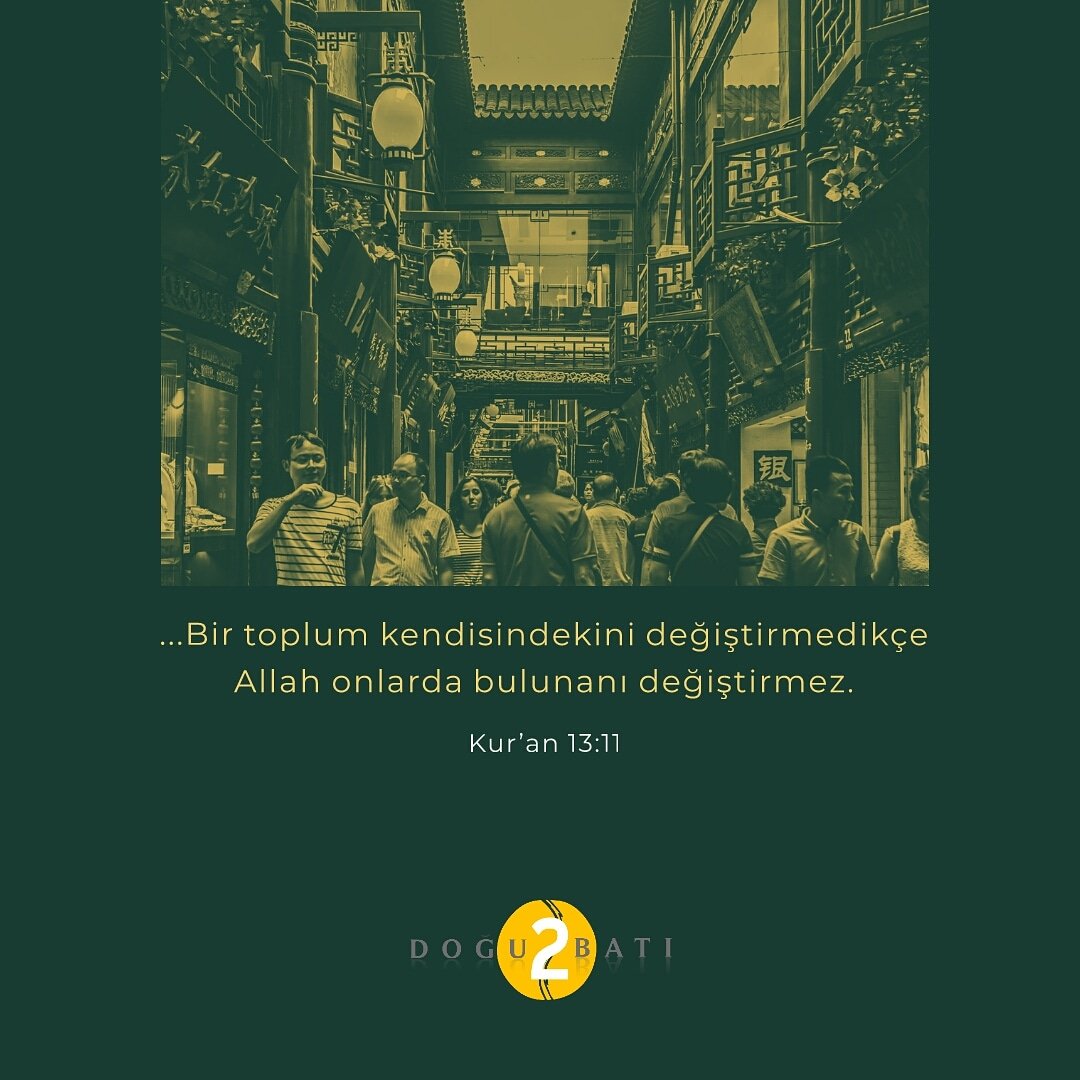 dogu2Bati's tweet photo. ...Bir toplum kendisindekini değiştirmedikçe Allah onlarda bulunanı değiştirmez."
#kuranikerim #kuran #musluman #islam #gercekdin #teslimolanlar https://t.co/DmL5L6XF29