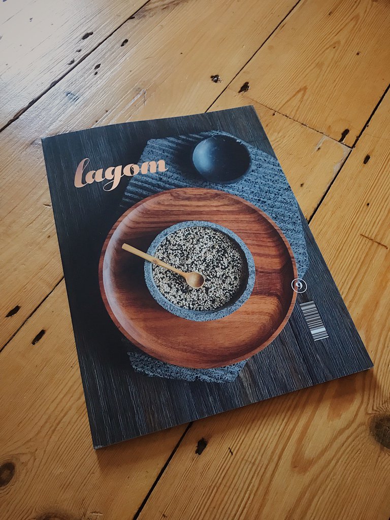<a href="/readlagom/">Lagom Magazine</a> Real treat to have #9 arrive this morning! Look forward to reading. Happy holidays!