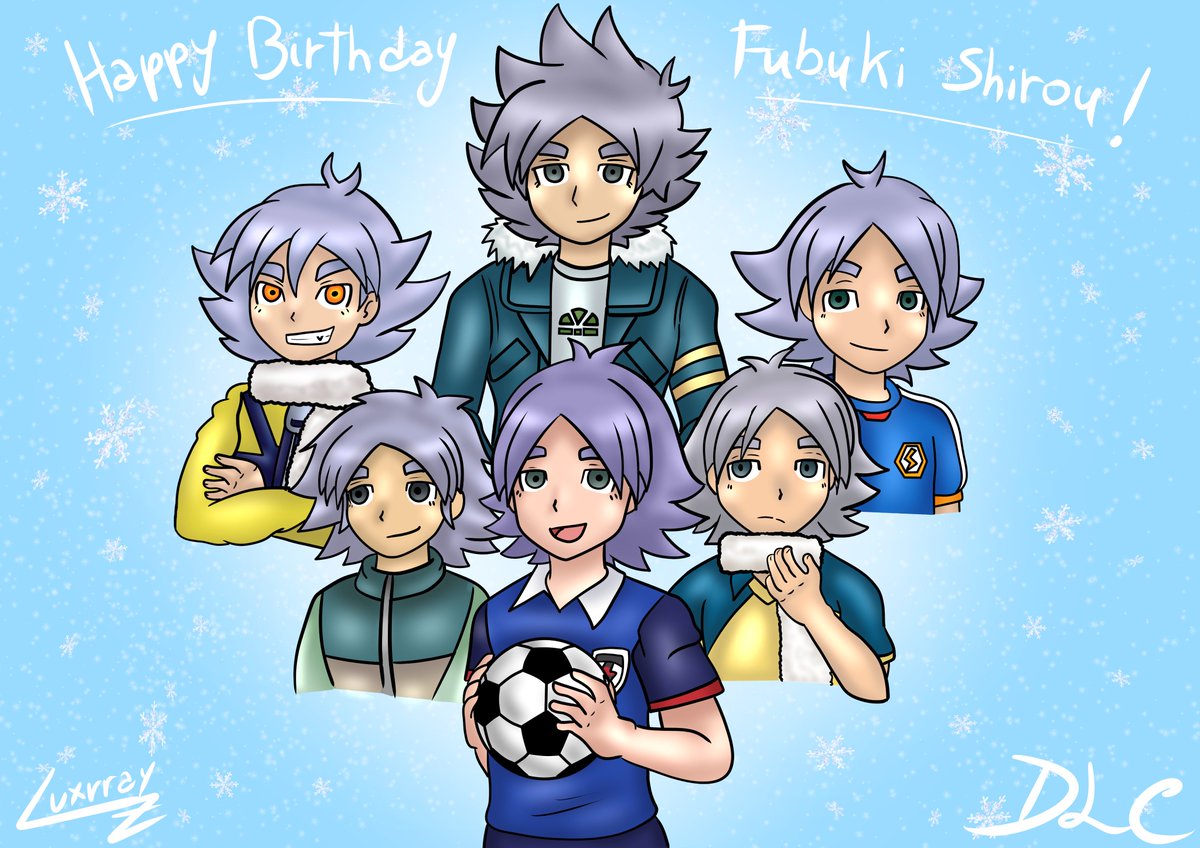 Luxrrayz's tweet photo. Happy Birthday to our Snow Angel, Fubuki Shirou! 
❤ 22/12  ❤
#吹雪士郎誕生祭2018
#吹雪士郎生誕祭2018
#inazumaeleven https://t.co/aK74Rx5uR7