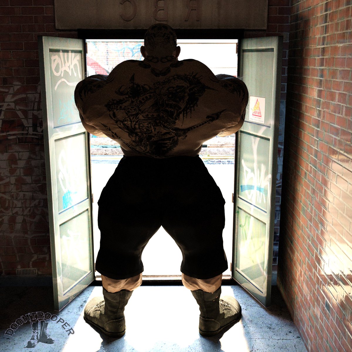 Doomtrooper991's tweet photo. Doorway Wide Shoulders
#doomtroopers #BossGoon #watchingandwating https://t.co/N9Q2s0CJsi