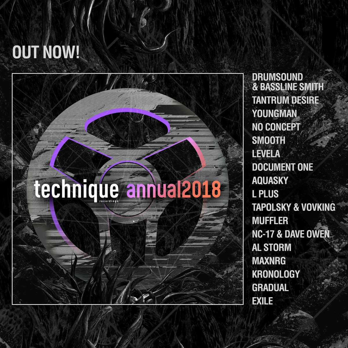 Out now...

@dnblinesmith <a href="/TantrumDesireUK/">Tantrum Desire</a> <a href="/youngmanmusic/">Youngman</a> <a href="/noconceptdnb/">No Concept</a>  <a href="/lukasmooth/">SMOOTH</a> <a href="/DJLevela/">Levela</a> <a href="/Documentone/">Document One</a> <a href="/aquasky/">Brent Aquasky</a> <a href="/LPLUS1/">L PLUS</a> <a href="/tapolsky/">Anatoly Tapolsky</a> <a href="/VovKINGsupastar/">VovKING</a> <a href="/djmuffler/">MUFFLER</a> <a href="/NCseventeen/">Peter Ncseventeen (Scanners Inc)</a> <a href="/Dave0wen/">D Λ V Ξ O W Ξ N</a> <a href="/alstormuk/">Al Storm</a> <a href="/MaxNRGmusic/">MaxNRG</a> <a href="/KRONOLOGYmusic/">Kronology</a> <a href="/GradualMuzik/">Gradual Muzik</a> <a href="/simon_exile/">Exile DNB</a> 

technique.lnk.to/Annual2018