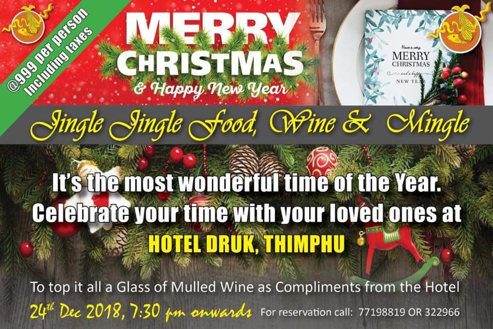 Raikoxora2016's tweet photo. Celebrate Christmas eve @DrukHotel https://t.co/n9R8FHNIbs