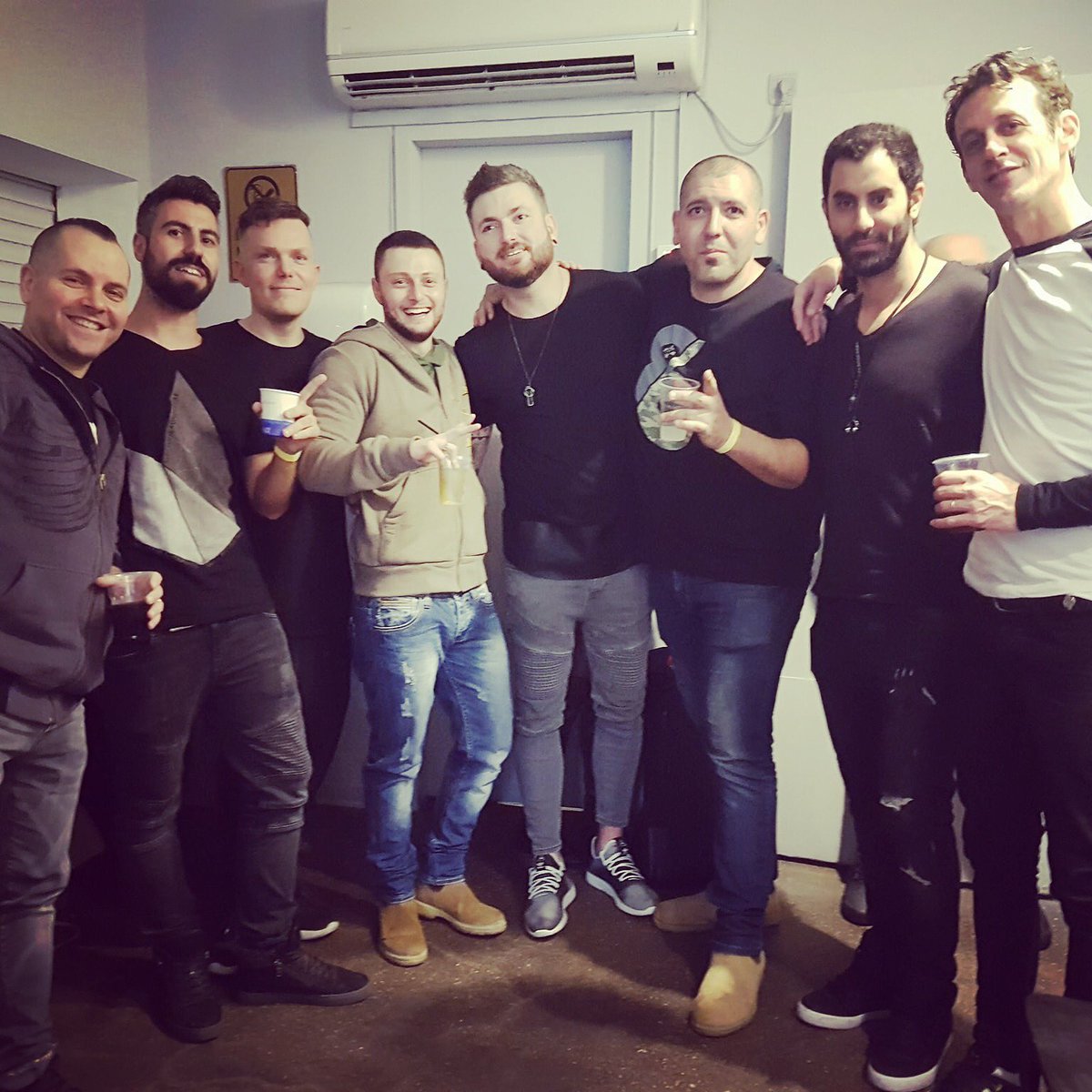 vibetribemusic's tweet photo. A little tiny miny reunion @ @migrena_festival 🤯 TLV #Migrena #AceVentura #BizzareContact #MortenGranau #Raisel #VibeTribe #FreakControl #Berg #RockyTilbor https://t.co/SlMymJfV0Z