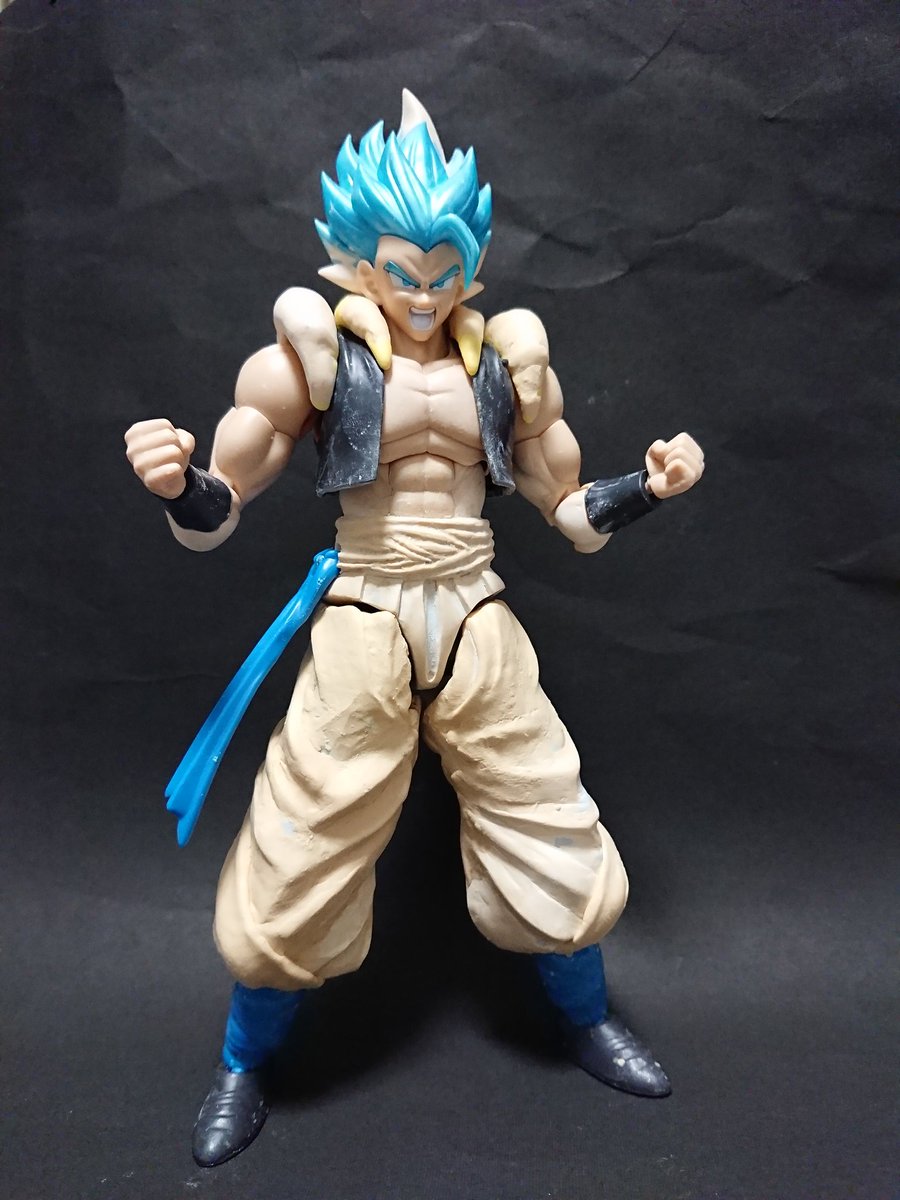 Nori على تويتر ゴジータブルー フィギュアライズスタンダード 改造 プラモデル ドラゴンボール超 ゴジータ ブロリー