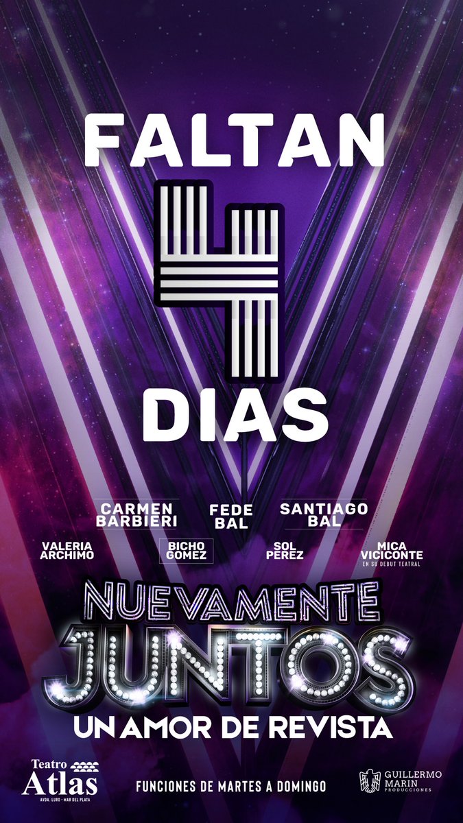 JuntosLaRevista's tweet photo. ¡No falta nada! No te quedes afuera de esta gran fiesta. Con @balfederico @SolPerez @Carmen_LaLeona @MicaViciconte @bichogomezOK @valearchimo y gran elenco. ¿Ya sacaste tu entrada? https://t.co/7Y46l5oIEn