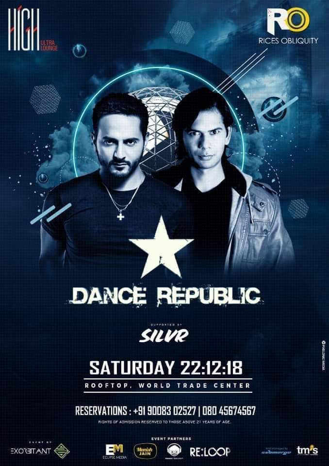 Two heavy hitters behind the console &amp; one heck of a night! See you tonight for #DanceRepublic! <a href="/nikhilchinapa/">Nikhil Chinapa</a> <a href="/rohitbarker/">Rohit Barker</a>