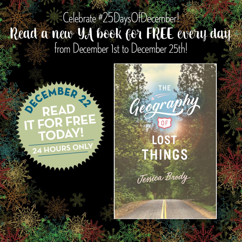 simonteen's tweet photo. #TheGeographyOfLostThings by @JessicaBrody is FREE to read TODAY ONLY on Riveted! Sign in or register for a free account to read it right now! #25daysofdecember https://t.co/USIH4uLhUE https://t.co/Yr27l5zhuY