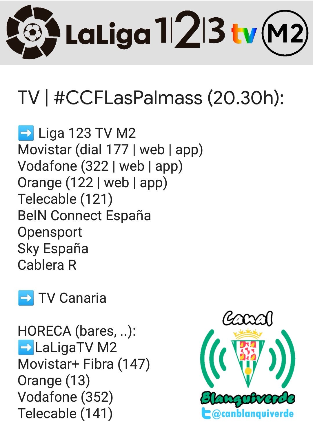 La liga tv m2