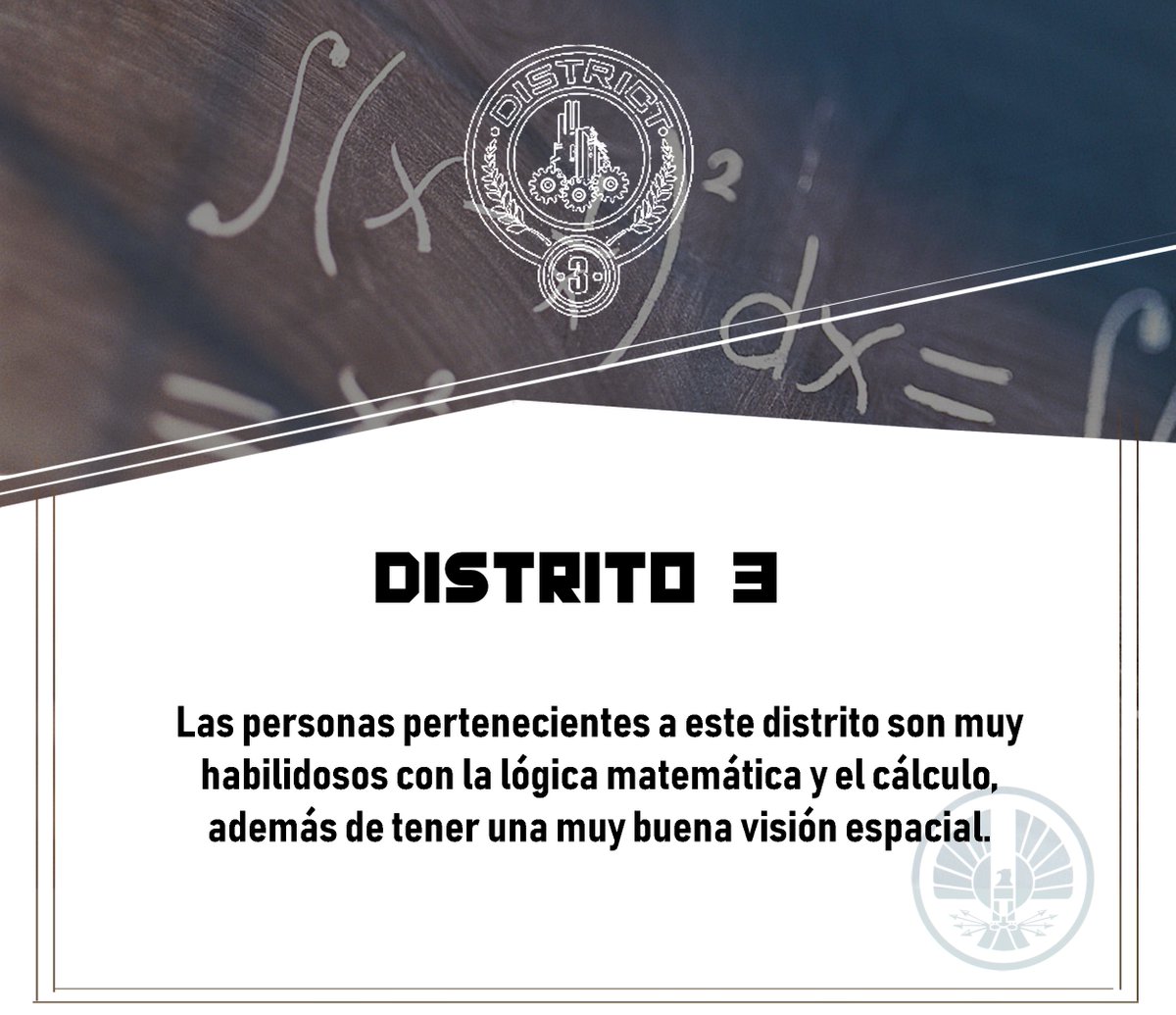 ¡Hoy hacemos una parada en el distrito 3! El marcó también está disponible a partir de ahora. #Rol #Rpg #Thehungergames #Hungergames #Ljdh #Losjuegosdelhambre #juegosdelhambre