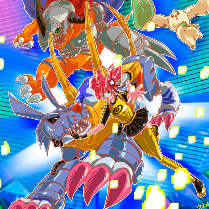 デジモンイラストのtwitterイラスト検索結果