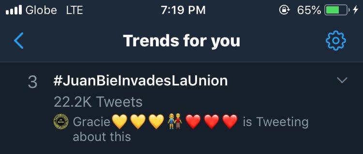jnbdrst's tweet photo. TREND ALERT! Third spot!

@barbieeimperial 
@1migueldeguzman 

#JuanBieInvadesLaUnion https://t.co/1ISIHcfIV6