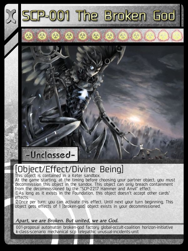 ꦏꦸꦤꦤꦸꦆ on X: #scp_tcg_jp_j English translated SCP-TCG-JP-J by  AiliceHershey & kotarou611  Dr Gerald's Personnel  File by Dr Gerald  Card design by O92_inaba   Card make by
