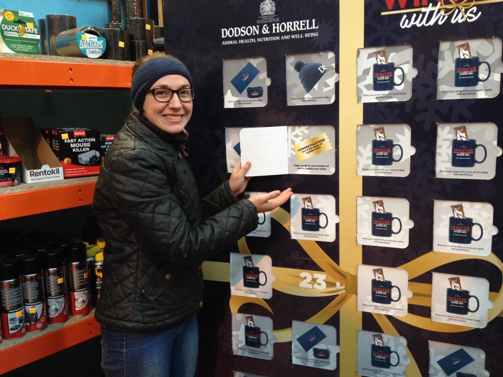 robsonandcowan's tweet photo. 🐴🎉🎄🎉🐴 Day 22 and we have our GOLDEN TICKET WINNER,congratulations to Jessica on Winning the star prize on the great @DodsonHorrell Advent Calendar,we hope you enjoy your prize and please let us know what you choose
#WinterWithUs 🐴🎄🎉🐴🎉🎄🐴 https://t.co/JMREJDHp29