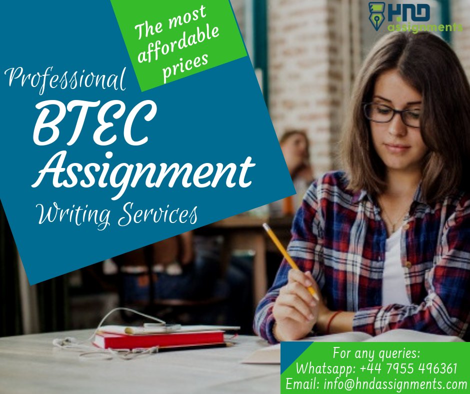 DiplomaPapers's tweet image. Professional BTEC Assignment Writing Services at the most affordable prices.
Let our expert writers assist you in your BTEC Assignments with 100% original and unique content.

Whatsapp: +44 7955 496361
Email: info@hndassignments.com

#HNDAssignments #BTECAssignment #AcademicHelp