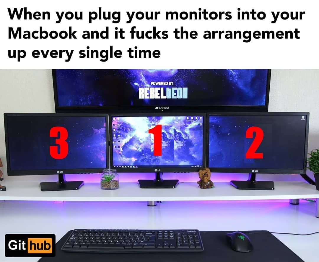 techorhow's tweet photo. Plugging monitor and whats happens next to your arrangement .. ?
Share your experience too π
#monitor #PlugTalk #pcsetup #techorhow #trend #TechNews #techno #SaturdayMorning #pickup #folloback https://t.co/EVkwYkvBnd