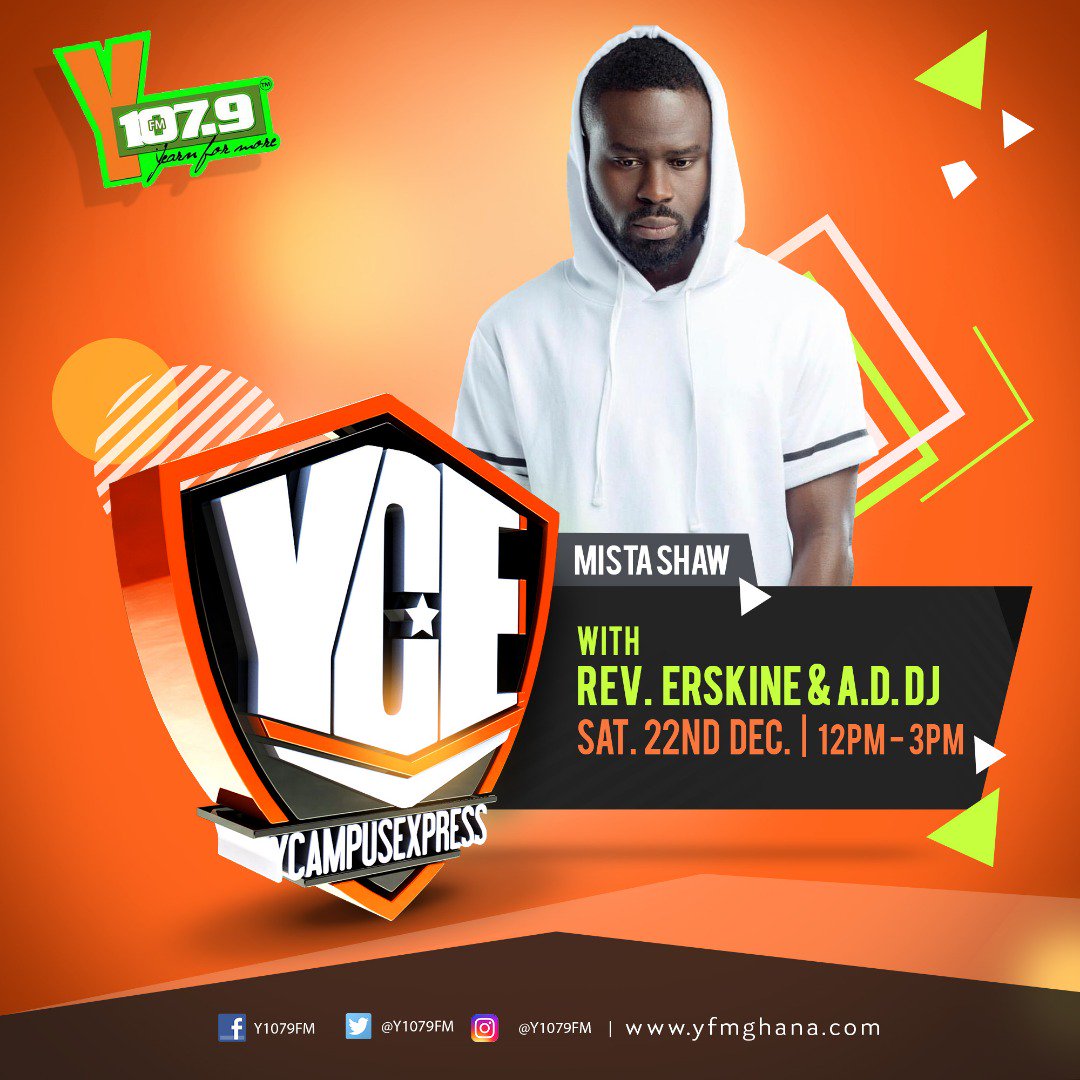 I will be going live on y1079fm with <a href="/reverskine/">Ayam reverskine</a> and <a href="/addjmusic/">AD DJ</a> stay tuned...<a href="/kingofaccra/">King Of Accra</a> <a href="/BrainyBeatz/">BRAINY BEATZ</a> #MONGYAEME