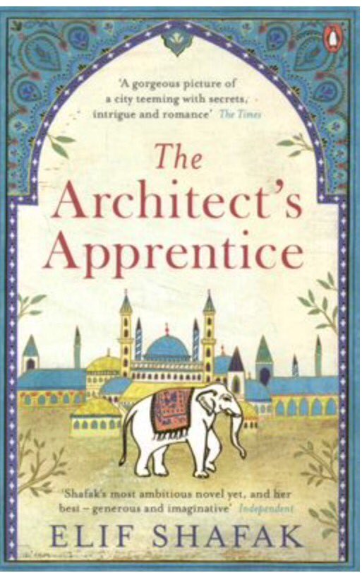 rosybic's tweet photo. Day 2/7 #BookCoverChallenge #TheArchitectsApprentice #ElifShafak nominated by @ReemK10 https://t.co/6ykT3P2rEo
