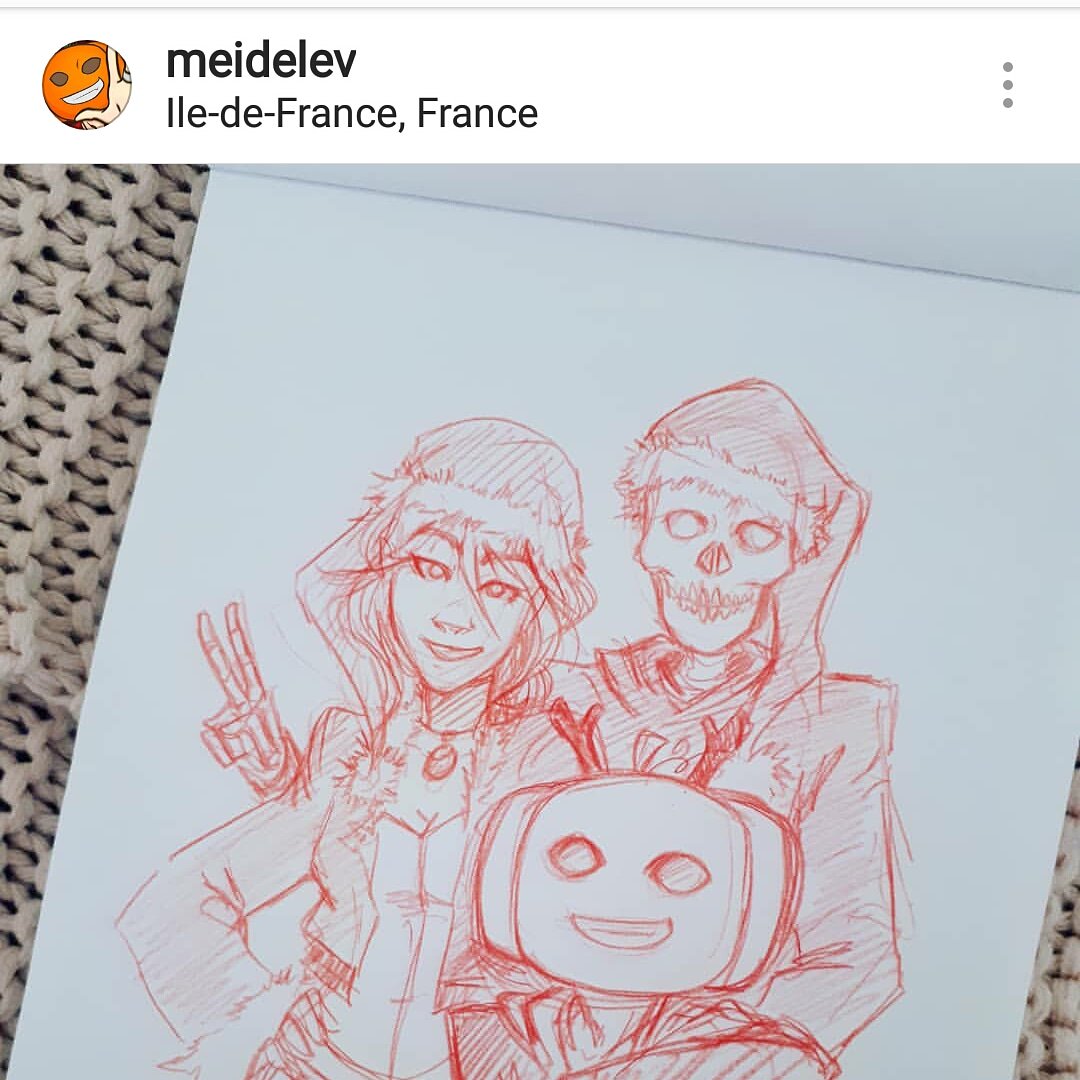 AteliersMoody's tweet photo. 🎨 #SAMEDITALENT : @meidelev travaille sur un projet de bande dessinée "Dwells like teen spirit" inspiré par ses #personnages de jeux de rôle ! #bd #bandedessinee #infinitewriters #weareinfiniters #dessin #drawing #instadrawing #jdr #rpg #xmas #christmas #noël https://t.co/HtF06dA2Ph