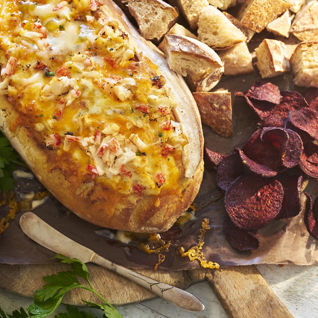 SummerFresh's tweet photo. Our Cheesy Crab Bread is a huge hit during the Holiday Season! Simple to make, and even easier to eat. #happyholidays #crabbread https://t.co/rhjywdcyWs