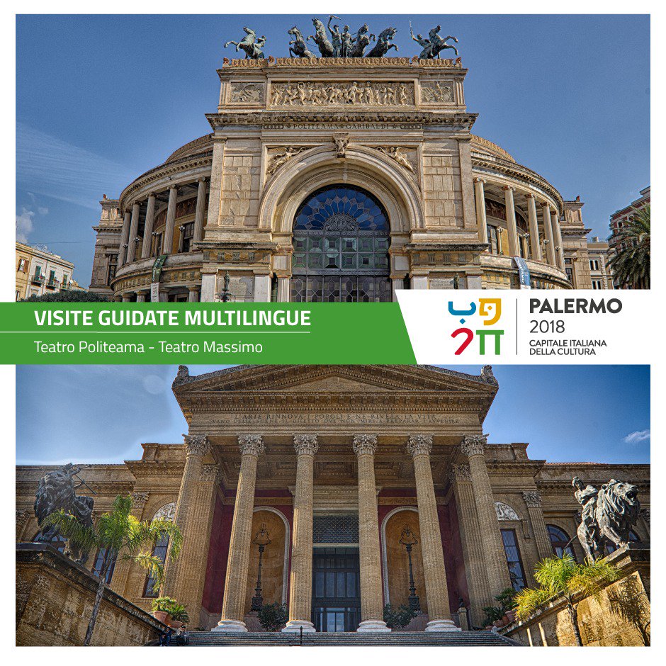 Il #Teatro #Massimo e il #Teatro #Politeama saranno visitabili durante il periodo delle #feste, aperti tutti i giorni dalle 9:30 alle 18:00, con #visite  #guidate in diverse lingue oltre ad italiano e inglese.