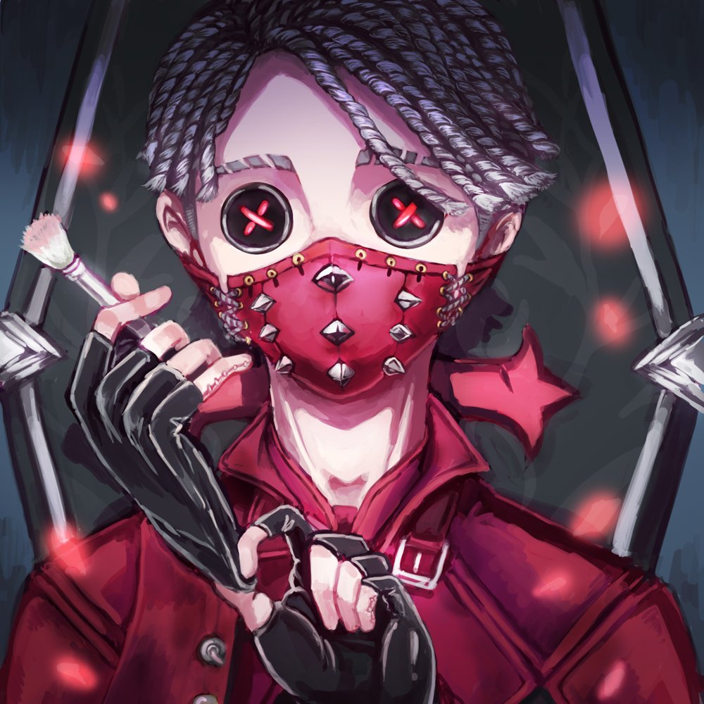 ひりゅー モンハン中 エクソシスト納棺師さん おめめ自分絵ver 第五人格 Identityvイラスト