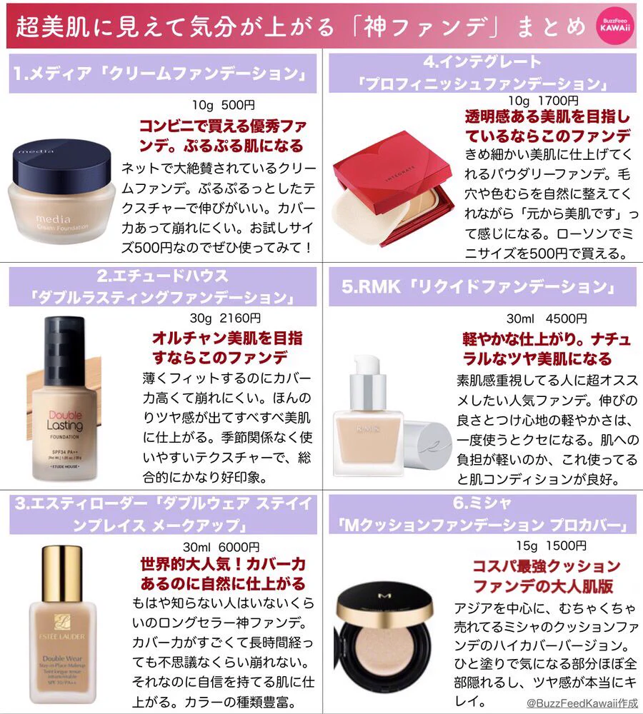 イベント時に使いたい！一段上の美肌に見える神ファンデ！！