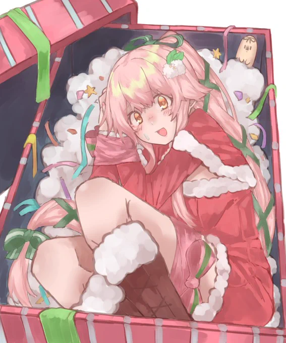 「メ、メリークリスマ～ス…提督さん、ねっ?」 