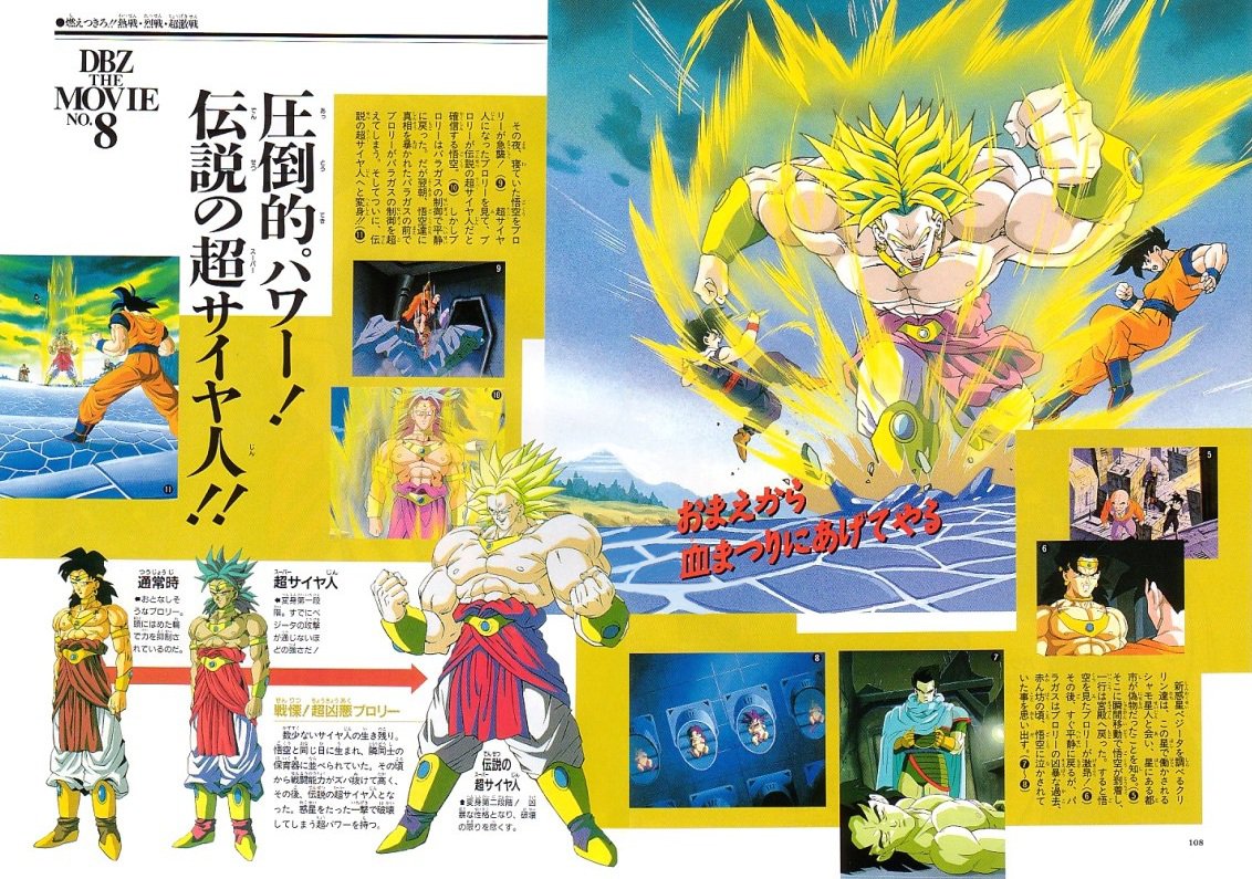 カカロッツ Dragon Ball Vintage 80 90 Dragonballz Movie Nº 8 燃えつきろ 熱戦 烈戦 超激戦 El Poder Invencible Daizenshuu 6 Movies Tv Specials Dragonballworld Dragonballfans Ssj Broly Db Dbz Dragonballforever