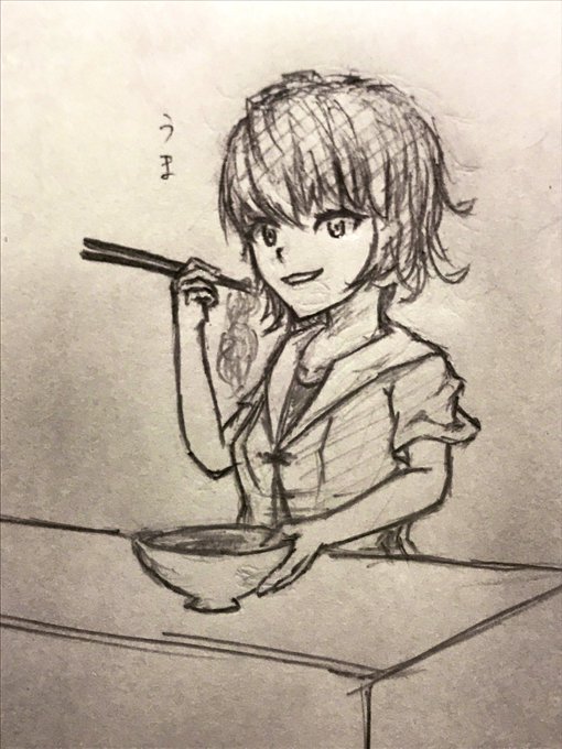 日常落書きシリーズ#7
『ラーメン』
#絵描きさんとつながりたい #糸会 