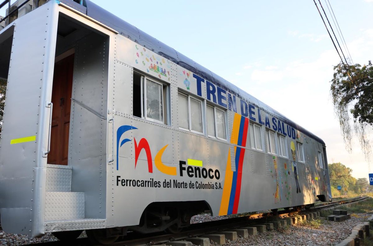 InviasOficial's tweet photo. En Navidad y Año Nuevo, #TrenDeLaSalud recorrerá el Cesar y Magdalena. En los vagones se ofrecerán diversos servicios integrales dirigidos a la prevención y detección oportuna de enfermedades en niños y adultos de cerca de ocho municipios de estos departamentos https://t.co/uH7xvyXwDI
