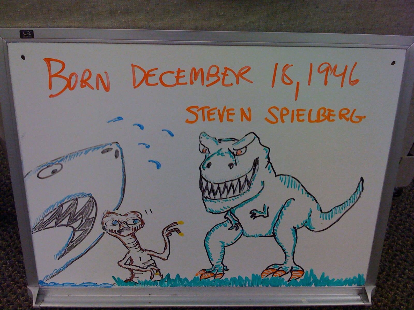 A little late, but happy birthday Steven Spielberg 