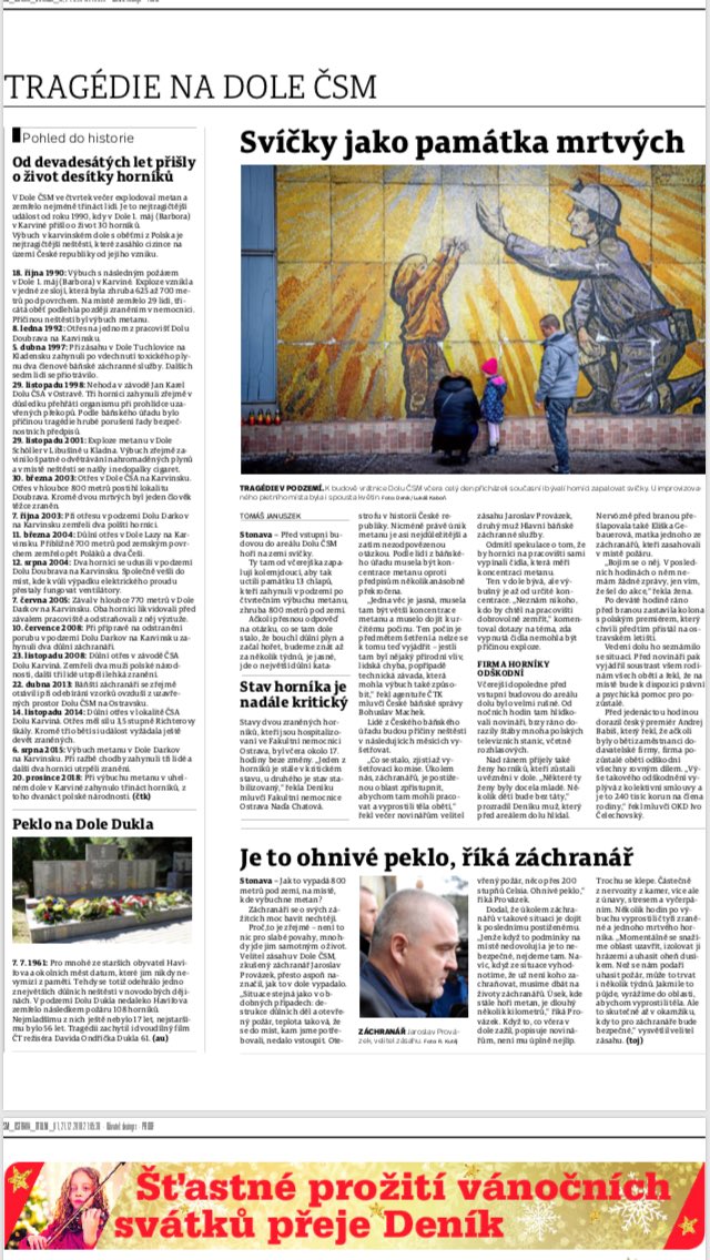 LukasKabon's tweet image. Dnešní Moravskoslezsky Denik #denik #msdenik #news #csm #stonava #dul #hornik