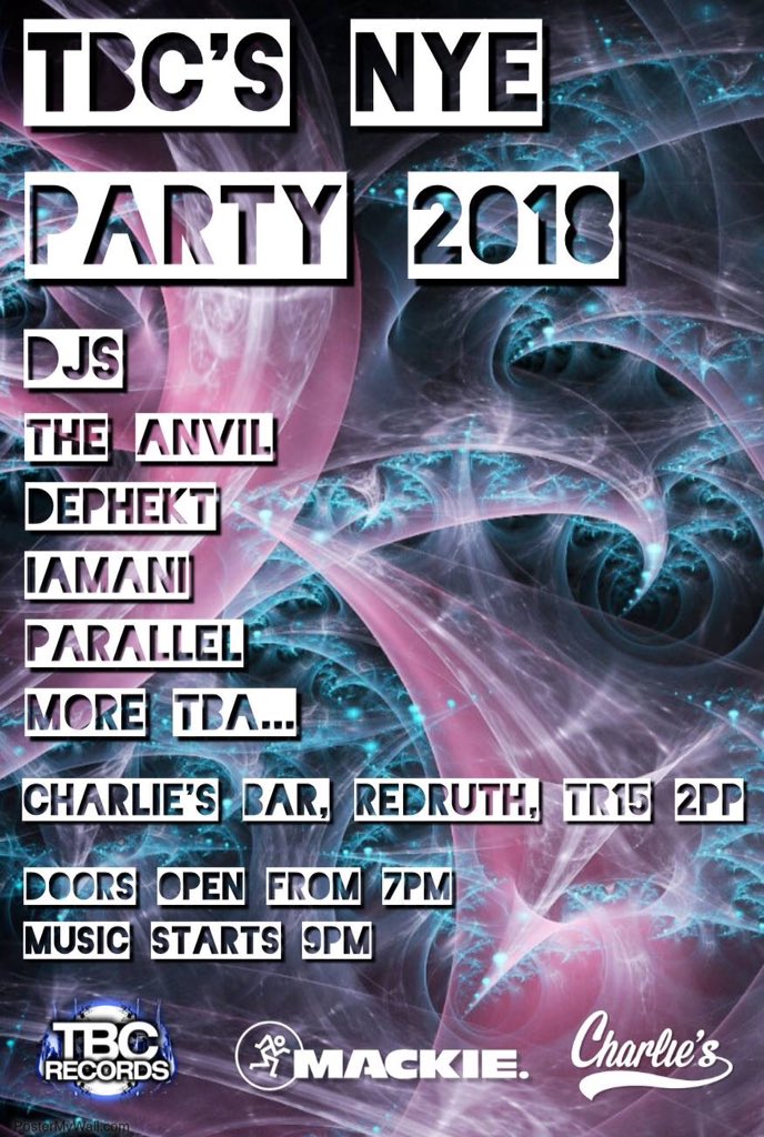 TBC Records (@recordstbc) on Twitter photo Still don't know what to do this New Years Eve? Catering for all your musical desires, Charlie's Bar is the place to be!! With the best local DJs it's set to be a wicked night! See you all on the dance floor! <a href="/CharliesRedruth/">Charlie's Bar</a> @DephektDNB @GabrielleGothe #NYE #NewYear Still don't know what to do this New Years Eve? Catering for all your musical desires, Charlie's Bar is the place to be!! With the best local DJs it's set to be a wicked night! See you all on the dance floor! <a href="/CharliesRedruth/">Charlie's Bar</a> @DephektDNB @GabrielleGothe #NYE #NewYear