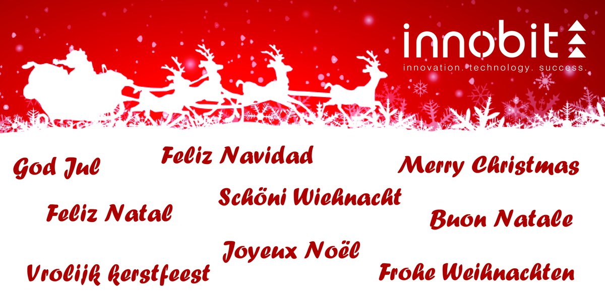 Das innobit Team wünscht allen frohe Weihnachten